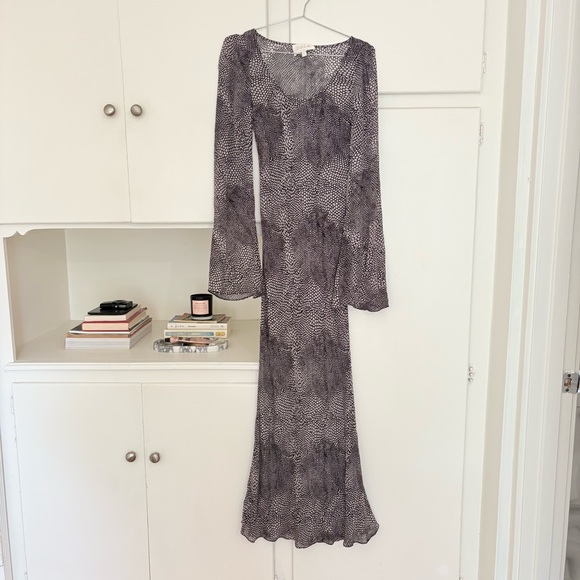 Stone Cold Fox Sharp Gown Snakeskin 0 XS - Picture 7 of 8